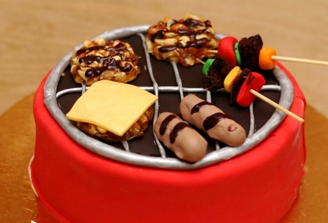 Barbecue Theme Cake.