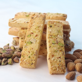 Almond Pista Cookies